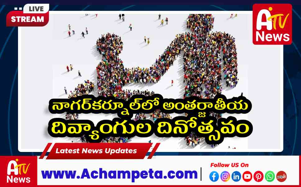 నాగర్‌కర్నూల్‌లో అంతర్జాతీయ దివ్యాంగుల దినోత్సవం - రేపు సాయి గార్డెన్‌లో వేడుకలు