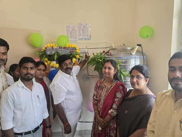 ఉప్పునుంతల ప్రభుత్వ ఆసుపత్రిలో వాటర్ ప్లాంట్ ప్రారంభం; భవిత భవనానికి భూమి పూజ చేసిన ఎమ్మెల్యే